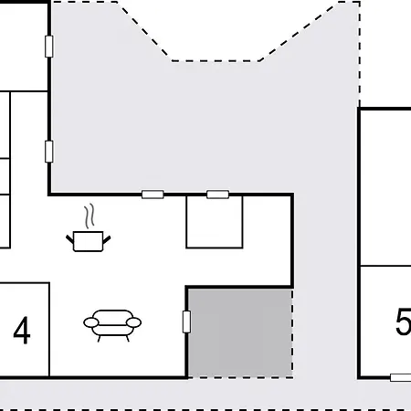 Five-bedroom In * Løkken